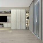 Sliding Door Wardrobe with Display Shelving