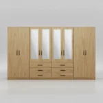 4-HALF MIRROR WITH 6-BOTTOM DRAWERS